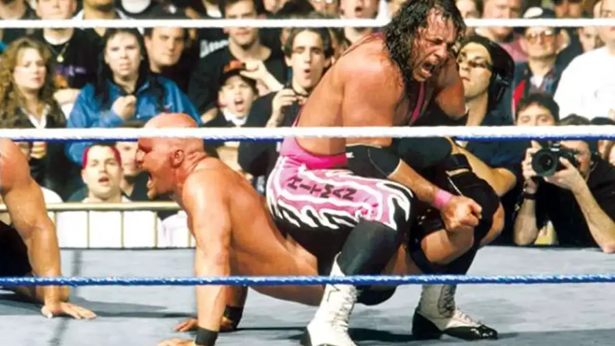 Stone cold bret hart wrestlemania 13